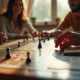 Groupe de personnes jouant à un jeu de société Cluedo
