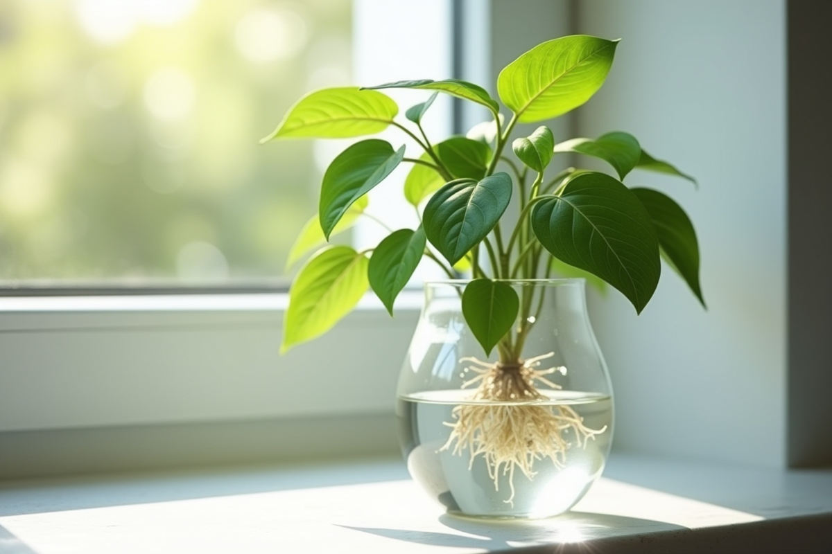 Jasmin en croissance dans l